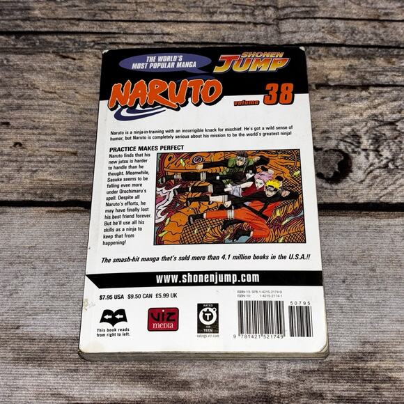 Naruto, Vol. 38: Practice Makes Perfect - Paperback - VERY GOOD - Picture 2 of 6
